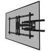 NewStar Neomounts wl40s-850bl18 TV laikiklis 2,18 m (86") juodas