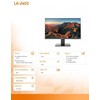 Neovo Monitorius 23.8 cala la-2403 ips fhd 100hz hdmi dp vga