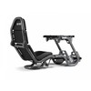 Next Level Racing F-GT Pro Formula ir GT lenktynių simuliatoriaus kabina pilka