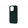 Njord Salmon Leather MagSafe dėklas, skirtas Apple iPhone 15 Pro, žalias, lašišos odos