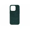 Njord Salmon Leather MagSafe dėklas, skirtas Apple iPhone 15 Pro, žalias, lašišos odos