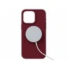 Njord Suede MagSafe dėklas jūsų Apple iPhone 15 Pro Max, red