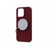 Njord Suede MagSafe dėklas jūsų Apple iPhone 15 Pro Max, red