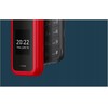 Mobilusis telefonas Nokia Rinkinys 2660 Flip 4G Dual Sim Raudona + Įkroviklis biurkowa