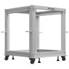 LANBERG OPEN RACK 19" 12U 600X600-1100 ADJUSTABLE Pilkas