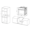 MPM-63-BO-30 built-in electric orkaitė Juodas