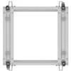 LANBERG OPEN RACK 19" 9U 600X600-1100 ADJUSTABLE Pilkas