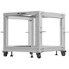 LANBERG OPEN RACK 19" 9U 600X600-1100 ADJUSTABLE Pilkas