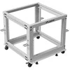 LANBERG OPEN RACK 19" 9U 600X600-1100 ADJUSTABLE Pilkas