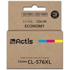 Actis KC-576 Canon spausdintuvas rašalas, pakaitinis Canon CL-576XL; Supreme; 15 ml; spalva: žydra, geltona, rausvai raudona