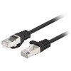 Patchcord kat.6 utp 3m juoda fluke passed lanberg 10-pack