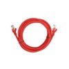 PATCHCORD KAT.6 UTP 3M Raudonas FLUKE PASSED LANBERG