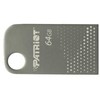 Patriot flashdrive tab300 64gb usb 3.2 120mb/s, mini, aluminiowy, sidabrinė