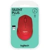 Pelė logitech m330 910-004911 (optinė; 1000 dpi; spalva raudona)