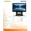 Philips Monitorius 162b9t 15.6 cali led touch dvi hdmi dp