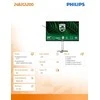 „Mmd Monitors“ ekranai „PHILIPS 24B2G5200/00“ – 23,8 colio FHD IPS 75 Hz D-SUB HDMI 1.4 DP 1.2 monitorius
