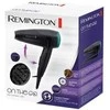 Plaukų džiovintuvas remington compact on the go d1500 (2000w; spalva juoda)