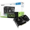 Vaizdo plokštė PNY GeForce RTX 5060 su dviem ventiliatoriais, 8 GB OC, DLSS 4