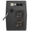 Power Walker POWERWALKER UPS Line-Interactive 600VA SCL 2x PL 230V RJ11/45 USB įvestis/išvestis