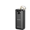 Powerbank Awei PA-34 30000mAh 65W Fast charging juodos spalvos