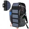 „Powerneed“ sulankstomas saulės modulis su išorine baterija, 9 W, 20000 mAh, ličio polimerų, 2 x USB, 2A, juodas, ES20000B
