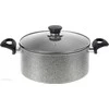 Puodas BALLARINI Ferrara su 2 rankenomis ir dangteliu Granitas 24 CM FERG25D.24D