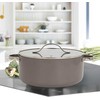 Puodas su dangčiu MAESTRO MR-4009 (MR-4009-20) 20 cm 2.3 l Pilkas