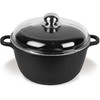 Maestro MR-4624C Puodas su dangčiu 24 cm 4 l Juodas