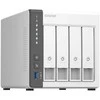 QNAP Serveris ts-433-4g 4x0hdd nas arm cortex-a55 2,0 ghz