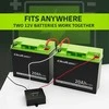 Qoltec 24 V įtampos balansavimo įrenginys 2 x 12 V akumuliatoriams | 5A | lifepo4 agm gelio