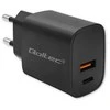 Qoltec Įkroviklis gan power pro | 1xusb-c | 1xusb | 30w | 5-20v | 1.5-3a | juoda
