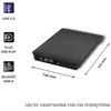 Qoltec išorinis dvd-rw įrašymo įrenginys | usb 3.0 | juodas