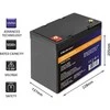 „Qoltec lifepo4“ ličio geležies fosfato akumuliatorius | 12,8 V | 50 Ah | 640 Wh | bms