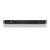 QOLTEC 54470 Maitinimo juostelė RACK spintelėms 1U 16 PDU 6xFRENCH 2m