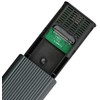 Qoltec M.2 SSD disko dėklas | nvme | pcie | usb3.1 | 10gbps | 4 tb | grafitas