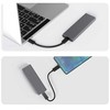 Qoltec M.2 SSD disko dėklas | nvme | pcie | usb3.1 | 10gbps | 4 tb | grafitas