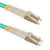 QOLTEC 54081 optinis patchcord LC/UPC – LC/UPC daugiamodis 50/125 OM3 dvipusis 15m