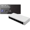 Šakotuvas Qoltec Switch przełącznik sieciowy 8 x port rj45 | 100mbps | fast ethernet | lan