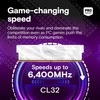 RAM „Crucial Pro Overclocking“ 16 GB [1x16 GB 6400 MHz DDR5 CL32 UDIMM] balta