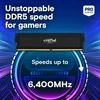 RAM „Crucial Pro“ spartinimo funkcija 32 GB [1 x 32 GB 6400 MHz DDR5 CL40 UDIMM]