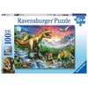 Ravensburger Dėlionė 100 vnt. - Dinozaurų Epoka