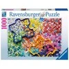 Ravensburger Dėlionė 1000 vnt. - Spalvingos dėlionės dalys