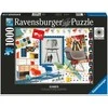 Ravensburger "2D" Dėlionė 1000 vnt. - Eames Collectors Edition: Kėdės