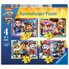 Ravensburger "4 viename" Dėlionė 12, 16, 20, 24 vnt. - Šunyčiai patruliai (PAW Patrol)