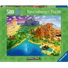Ravensburger Dėlionė 500 vnt. - „Minecraft“