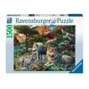 Ravensburger Dėlionė 1500 vnt. - Pavasario vilkai