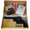 WEBLEY MKVI .455 Police kalibro 4,5 mm Diabolo šovinys, 6 šovinių, 4' CO2, Juodas Ekp iki 17J