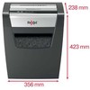 Rexel momentum x312 smulkintuvas, 12 lapų, 23 l šiukšliadėžė