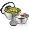 SET OF 2 BOWLS WITH LID GEFU MUOVO G-35055