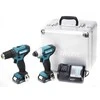 MAKITA akumuliatorinių įrankių rinkinys CLX224X (DF333D + TD110D) 12V 2x1,5Ah